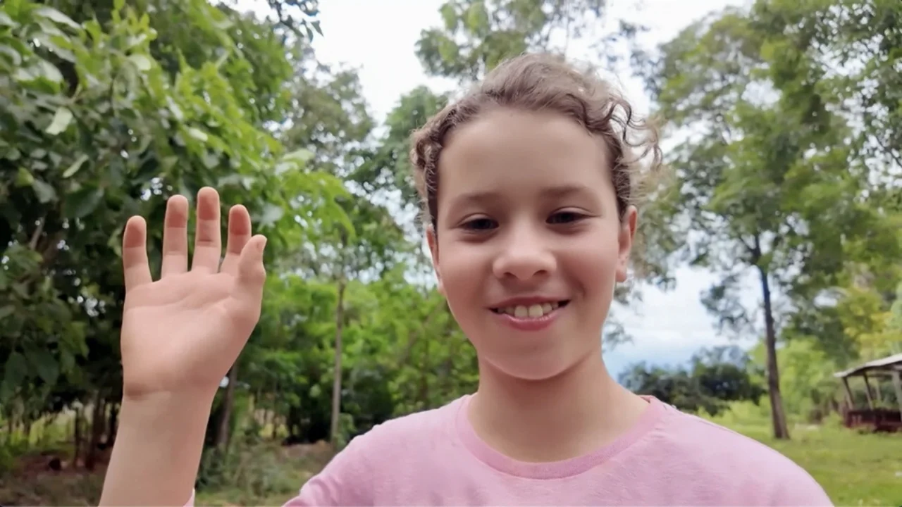Photo: Valeria enjoying a walk in her community.
